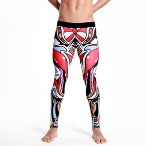 Vêtements de yoga et de fitness pour hommes de qualité supérieure, pantalon de compression ajusté au corps, respirant, pour la course à pied, la natation, la salle de sport, leggings pour hommes - Product Image 1
