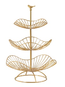 ขาตั้งทรงกลมโลหะสำหรับทำเค้ก,ขาตั้งทำด้วยมือทำจากโลหะทองแดงสำหรับตกแต่งเค้ก - Product Image 6