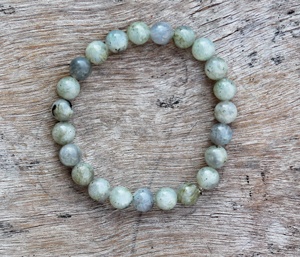 Flash azul labradorita clásico encanto ajustable muñeca Mala curación Chakras pulsera estimula la intuición imaginación para Unisex - Product Image 1