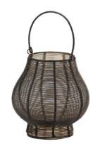 Fer étoile Design sol Vase métal Art Ware bougeoir avec lune thé lumière noir poudre manteau finition pour la décoration intérieure - Product Image 4