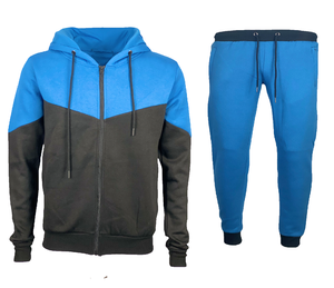 Chándal de otoño para hombre de calidad superior, chándal para correr, logotipo personalizado impreso, Sudadera con capucha de lana de algodón 100%, patrón sólido completamente - Product Image 2