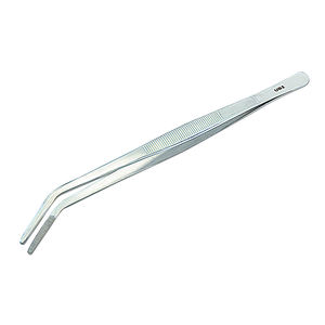 Pince de cuisine professionnelle de 24 cm, extra longue, en acier inoxydable, à dents, robuste, outil de chef - Product Image 1