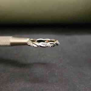 Elegante Anillo de Eternidad con Diamantes Chapado en Acero Inoxidable y Plata de Ley 925, Estilo Moderno para Regalo de San Valentín - Product Image 6