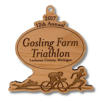 Médaille de Marathon à Logo personnalisé, produits respectueux de l'environnement, médailles de gagnant de médaille en bois