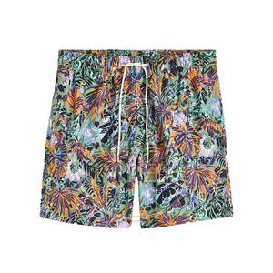 Short de bain pour hommes de nouveau style respirant 100% coton couleur unie écologique pour la course et la natation - Product Image 1