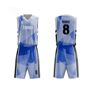 Venta al por mayor de uniformes de baloncesto sublimación Conjunto personalizado equipo Jersey y pantalones cortos de secado rápido cómodo transpirable entrenamiento ropa deportiva - Product Image 2