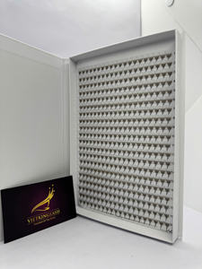 Extensions de cils individuelles en cachemire de marque privée, plateaux de cils en cachemire XL XXL Mega Volume, extensions de cils en vison, boucles CC/DD/CD, fibre PBT 25 mm - Product Image 3