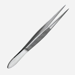 Vente en gros de pinces à échardes mâchoires lisses Pince chirurgicale de style pince à épiler Instruments médicaux en acier inoxydable pour usage clinique - Product Image 4