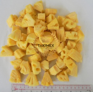Piña congelada orgánica de la mejor calidad, IQF en rodajas/cortadas, semicongelable, formas OEM, sabor dulce, embalaje a granel de Vietnam - Product Image 1