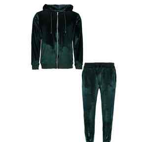 Chándal de terciopelo con logotipo frontal para hombre, nuevo y elegante logotipo personalizado, calidad superior, venta al por mayor, precio barato, último chándal de llegada para hombre - Product Image 6