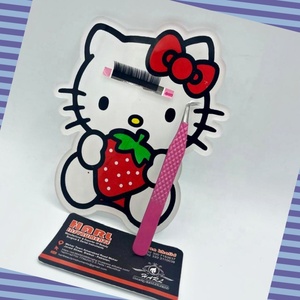 New Fashionable Acrylic Crystal Glass Butterfly <b>Magnetic</b> <b>Lash</b> Extension Pallet Tiles Private Label Hello Cat <b>Lash</b> Tile Beauty - Product Image 3