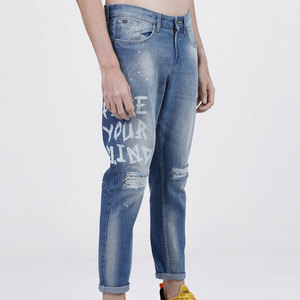 Usine Design Propre Bonne Qualité Hommes Jeans Pantalon Nouvelle Arrivée Frais Pièce Friendly Budget Hommes Denim Pantalon - Product Image 2