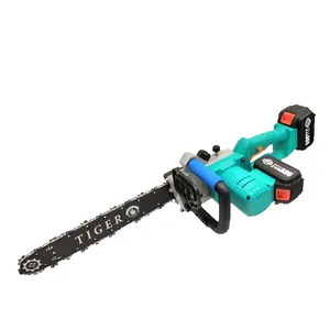 16 Inch Industrial Electric Chain Saw Handheld Chainsaw Lithium Outdoor Logging Orchard Pruning Chainsaw Battery Customized 98VV