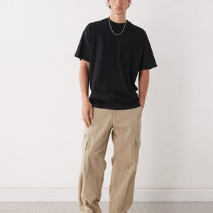 เสื้อยืดโอเวอร์ไซส์ทรงครอป พิมพ์ลายโลโก้แบบกำหนดเอง สินค้ามาใหม่ เสื้อผ้าผู้ชาย สไตล์วินเทจ พิมพ์ลายสกรีน ผ้าเจอร์ซีย์ระบายอากาศ เป็นมิตรกับสิ่งแวดล้อม - Product Image 5