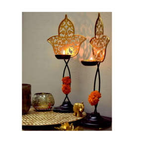 เชิงเทียนอะลูมิเนียมและเหล็กคุณภาพดีที่สุดสำหรับตกแต่งบ้าน เชิงเทียนโลหะ - Product Image 1