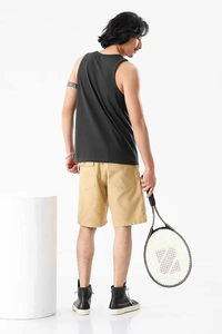 100% Cotton Gym Wear Fitness Breathable Sleeveless T-shirt Custom Logo Gym <b>Tank</b> <b>Top</b> <b>Men</b> - Product Image 2
