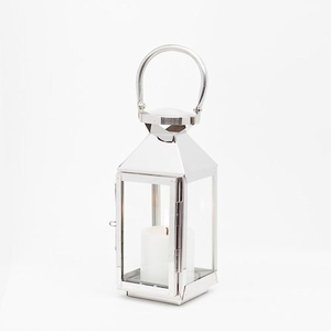 Tabletop Decoration 2 Piece Metal Galvanized <b>Lantern</b> <b>Set</b> for Home Decoration Candle <b>Lantern</b> Supplier From India - Product Image 1