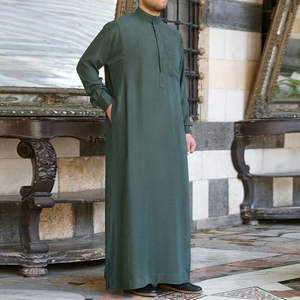Thobe-ropa islámica Jubbah para hombres, vestidos de Eid musulmán de pakistaní, nuevos diseños, venta al por mayor, 2023 - Product Image 1