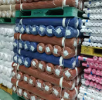 Tela Venecia Hecha en Corea, Retiene la Forma, Poliéster y Elastano, Transpirable, Elástica, Duradera, Multicolor, Lote en Existencia