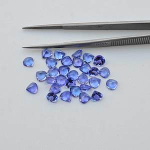 3mm-8mm Tanzanite bleue naturelle à facettes taillée en cœur Pierre précieuse en vrac Forme personnalisée Tanzanite Pierre de naissance Bijoux à prix abordable - Product Image 4