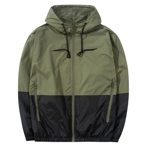 Chaqueta Cortavientos de Lona con Capucha para Invierno, Transpirable, de Secado Rápido, Ligera, con Ventilación Mejorada, Práctica para Exteriores - Product Image 1