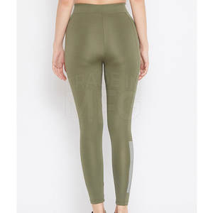 เลกกิ้งเอวสูงสำหรับเล่นโยคะฟิตเนสของผู้หญิงไซส์ XL แห้งเร็วผ้าปิดเอวยางยืดพิมพ์ลายแบบกำหนดเองขนาดพิเศษขายส่ง - Product Image 2