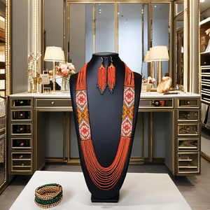 Nhà Máy Giá Đính Cườm Đồ Trang Sức Chất Lượng Hàng Đầu Tự Nhiên Đa Quý Ngọc <span class=keywords><strong>Ruby</strong></span> Sapphire Mặt Hạt Vòng Cổ Đính Cườm Dây Chuyền - Product Image 5