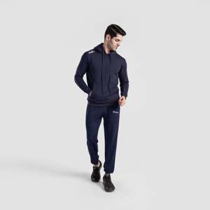 Sudadera con Capucha GAI Stealth Navy, Corte Ajustado, 100% Algodón French Terry con Cremallera, Estilo Urbano Desgastado, Etiqueta Personalizada, Tallas XXS a 6XL - Product Image 4