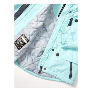 Chaqueta Acolchada Ligera con Capucha para Mujer, Exterior Resistente, Transpirable, Aislamiento Térmico, Bolsillos Funcionales con Cremallera para Uso en Exteriores - Product Image 3