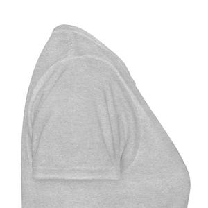 T-shirt à col rond 100% coton de conception personnalisée de qualité supérieure Style tricoté décontracté pour femmes et hommes Disponible en gris chiné et anthracite - Product Image 3