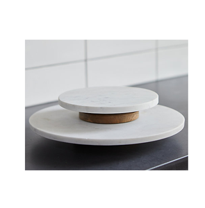 Design admirable marbre Lazy Susan plateau tournant pierre grise taille personnalisée marbre Lazy Susan meilleure vente - Product Image 6