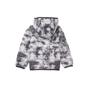 Chaqueta acolchada con capucha para niños al por mayor | Abrigo acolchado estampado Tie-Dye de invierno para niños y niñas - Product Image 2