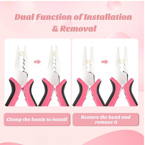Meilleure vente, toutes tailles et toutes couleurs, pince d'extension de cheveux pour enlever les micro anneaux nano et les anneaux en cuivre. - Product Image 6