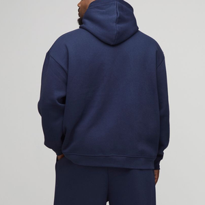 Sweat-shirt à capuche surdimensionné pour homme en coton 100% 340 g/m², avec logo imprimé DTF personnalisé, style hip-hop, coupe classique, poche, haute qualité - Product Image 5