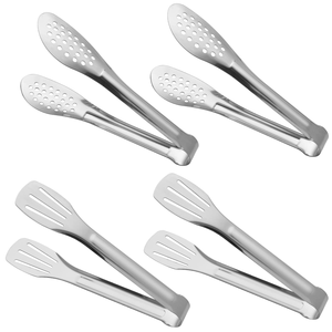 Pince à servir les aliments à salade en spirale en acier inoxydable nouvelle pince à nourriture pour pain à salade personnalisée en gros nouveau regardez sous votre budget - Product Image 5