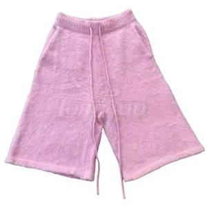 Shorts respirants à séchage rapide pour hommes en coton/laine, taille élastique de haute qualité, dernier design 2025 - Product Image 1