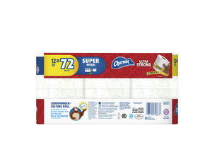 Papel higiénico al por mayor de Charmins, ultra fuerte, 12 mega rollos en stock, entrega rápida al mejor precio - Product Image 4