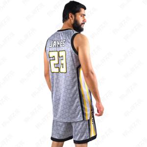 Ensemble de maillots de basket-ball unisexe, adultes et enfants, gilet à séchage rapide de haute qualité, logo personnalisé, impression numérique XL grande taille - Product Image 2