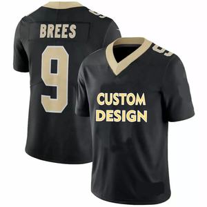 High Quality American Football <b>Jersey</b> with Custom Embroidered Logo Practice Wear Top <b>Short</b> Sleeve Wholesale Bulk Quantity - Product Image 1