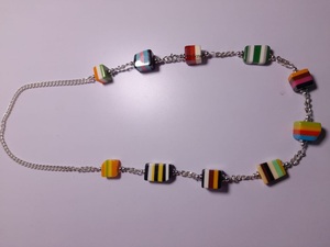 High Quality Multicolor Resin Bead Necklace for Women <b>Statement</b> <b>Jewelry</b> Chains for Gift Occasions - Product Image 6