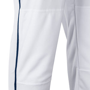 Pantalons de baseball pour hommes avec passepoil noir et tissu extensible haute performance pour une durabilité maximale lors des matchs professionnels - Product Image 4