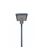 Lampadaire solaire LED tout-en-un 16W IP66, best-seller, 6000K lumière du jour, télécommande, aluminium, angle de faisceau 120°, garantie 5 ans