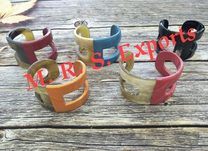 Bracelets en corne de buffle et os de qualité supérieure 100% Bracelets Bijoux à des prix abordables, Bracelet jonc artisanal pour unisexe - Product Image 4