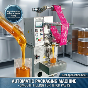 Machine d'emballage industrielle Lerford à moteur, pneumatique, à économie d'énergie, pour sacs, pour produits liquides visqueux, automatique, haute performance - Product Image 2