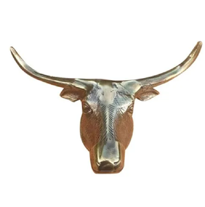 Elegante cabeza de animal azul de estilo geométrico. Decoración de pared minimalista y elegante. Disponible a precios de mayoreo. - Product Image 4