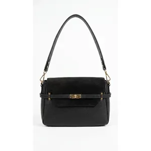 Bolso Estructurado en Piel Genuina Dollaro y Ante - Hecho en Italia - Art. 26096 - Product Image 1