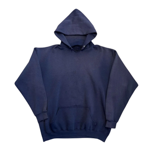 Sun faded washed sudadera azul marino para hombre sudadera de algodón de gran tamaño streetwear pullover Sudadera con capucha de lana suave bolsillo informal de ajuste suelto - Product Image 1