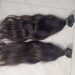 Vente en gros d'extensions de cheveux humains vierges indiens droites et afro vagues brutes non transformées de haute qualité style vague profonde en vrac 100% - Product Image 5