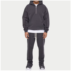 Survêtements personnalisés de haute qualité, en coton lourd 100 %, coupe oversize à épaules tombantes, pour hommes, femmes et enfants - Product Image 4