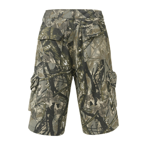 Pantalones Cortos Cargo de Camuflaje para Hombre, Estilo Bermuda, de Secado Rápido, Tela Oxford, Múltiples Bolsillos, Estilo Casual de Caza, Cierre de Botones - Product Image 5
